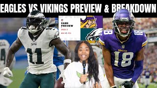 PHILADELPHIA EAGLES VS MINNESOTA VIKINGS NFL WEEK 2 PREVIEW AND MATCHUPS TO WATCH