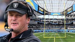Jon Gruden Craps All Over SoFi Stadium Design For Weather Delay, Locker Rooms
