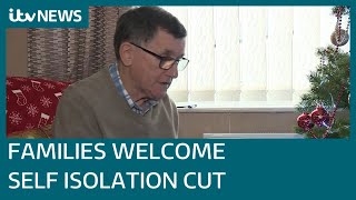 Covid: Self-isolation period cut from 10 days to seven in England with negative test | ITV News