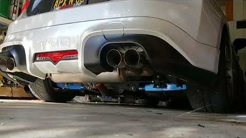 JDL UEL + Resonated front pipe + TRD Quad Catback exhaust: Cold Start