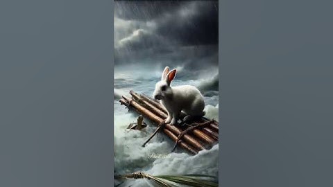 Rabbit and cat funny video #funny #pets #animallife #cat#rabbit