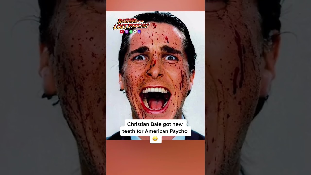 DEDICATION #raidersofthelostpodcast #christianbale #horror #horrormovie #patrickbateman