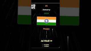 Happy Republic Day 2026 🇮🇳 | Patriotic Animation with Fireworks &amp; Tiranga | Jai Hind!