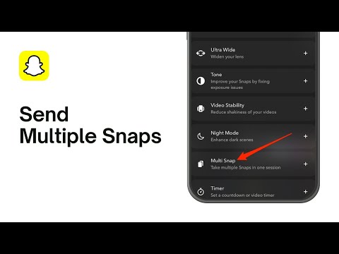 How To Multi Snap On Snapchat 2024 | How To Send Multi Snaps At Once