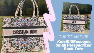 Christian DIOR KaleiDIORscopic Small Personalized Book Tote — Comparison to Large Dior Book Tote