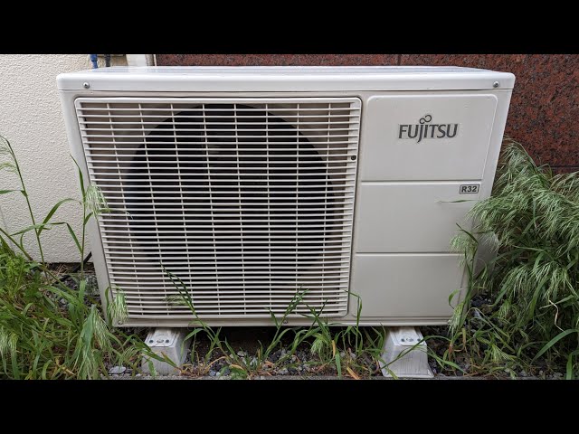 富士通ゼネラル ルームエアコン室外機 AO-286CE4 - YouTube