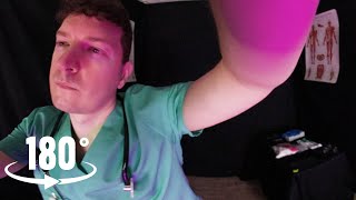 ASMR VR180 | Ear Cleaning, Otoscope, Ear Wax Removal & Hearing Test 😴