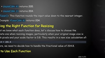 Which Function Should You Use in MATLAB: floor, round, or ceil for Resizing Images?