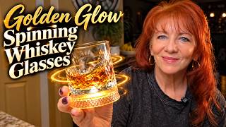 Light-Up Spinning Whiskey Glasses Review: 360 Rotating Old Fashioned Glasses with LED Base screenshot 3
