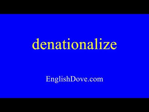 How to pronounce