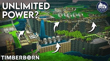 Planning for UNLIMITED Power Generation and Storage in Timberborn!  | Ep 2