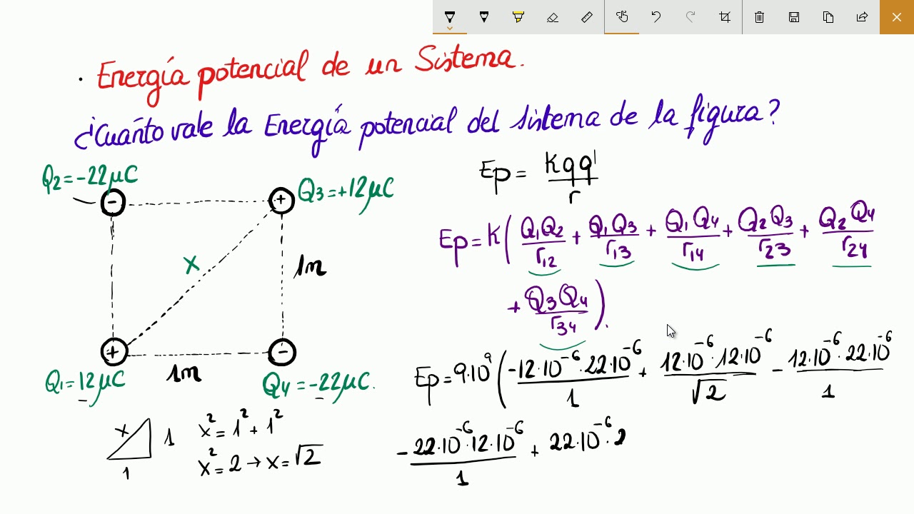 Energía Potencial de un Sistema - YouTube