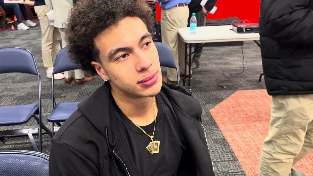 Naithan George following Syracuse’s loss to Virginia Tech 