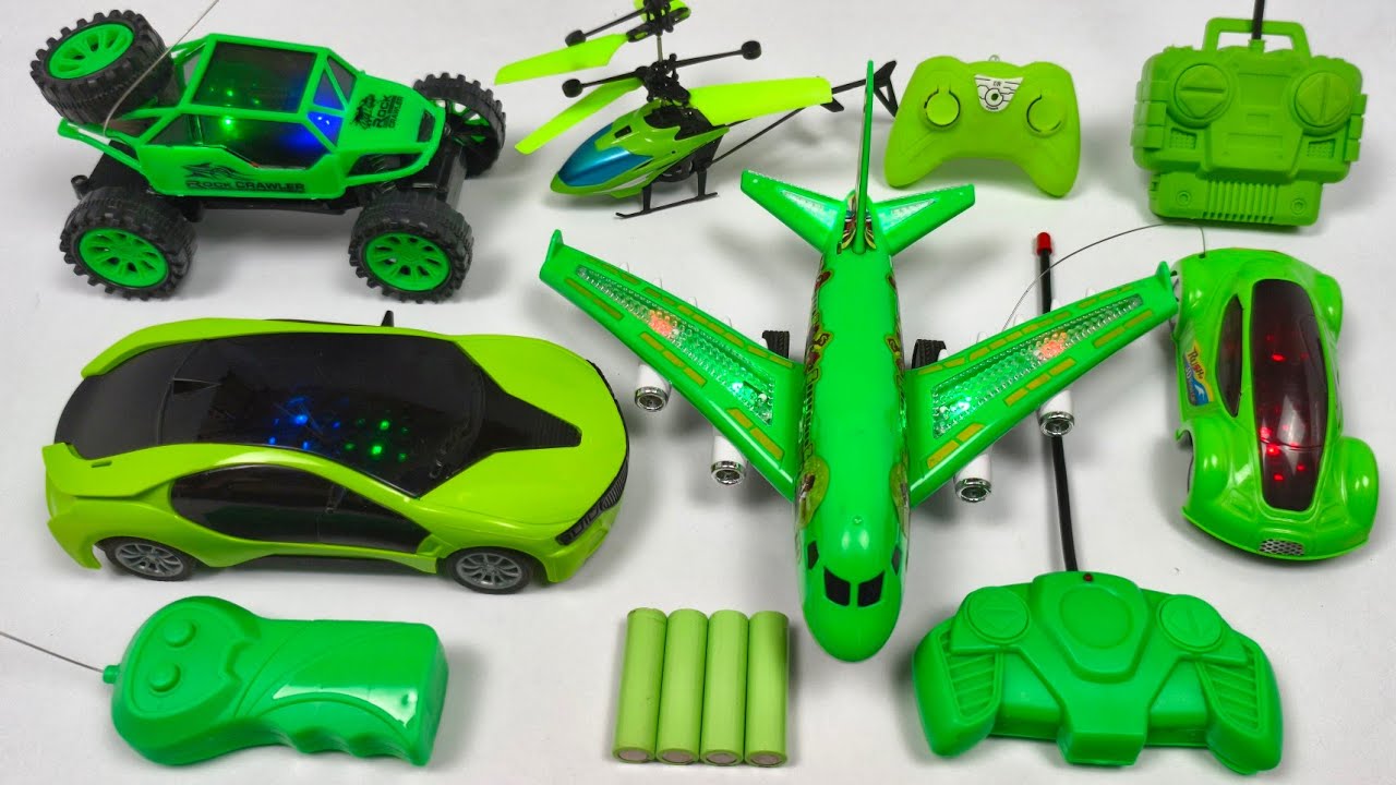 Unboxing Radio Control Aerobus and Off Road Rock Crawler and Rc Helicopter also Remote Control Car's