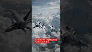 Watch Two SU-35 Jets Dominate the Airspace #military #aviation #stealthfighter