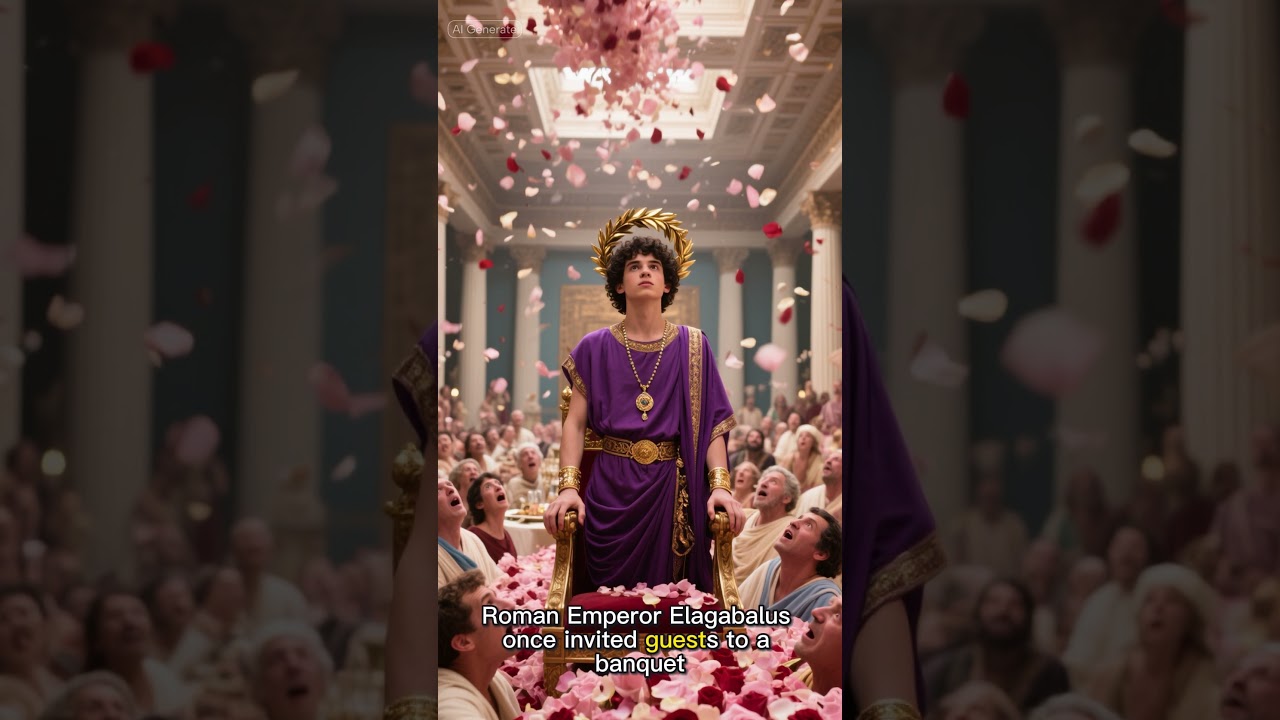 Elagabalus pranked his dinner guests… to death. 