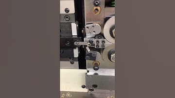 CNC Spring Coiling Machine Producing Rings