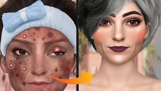 Makeup ASMR Transformation // BAD BREAKUP MAKEOVER // Homeless asmr stop motion animation