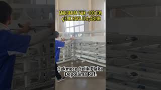 Automatic Plate Storage Warehouse System with Smart Inventory Management #storagesolutions
