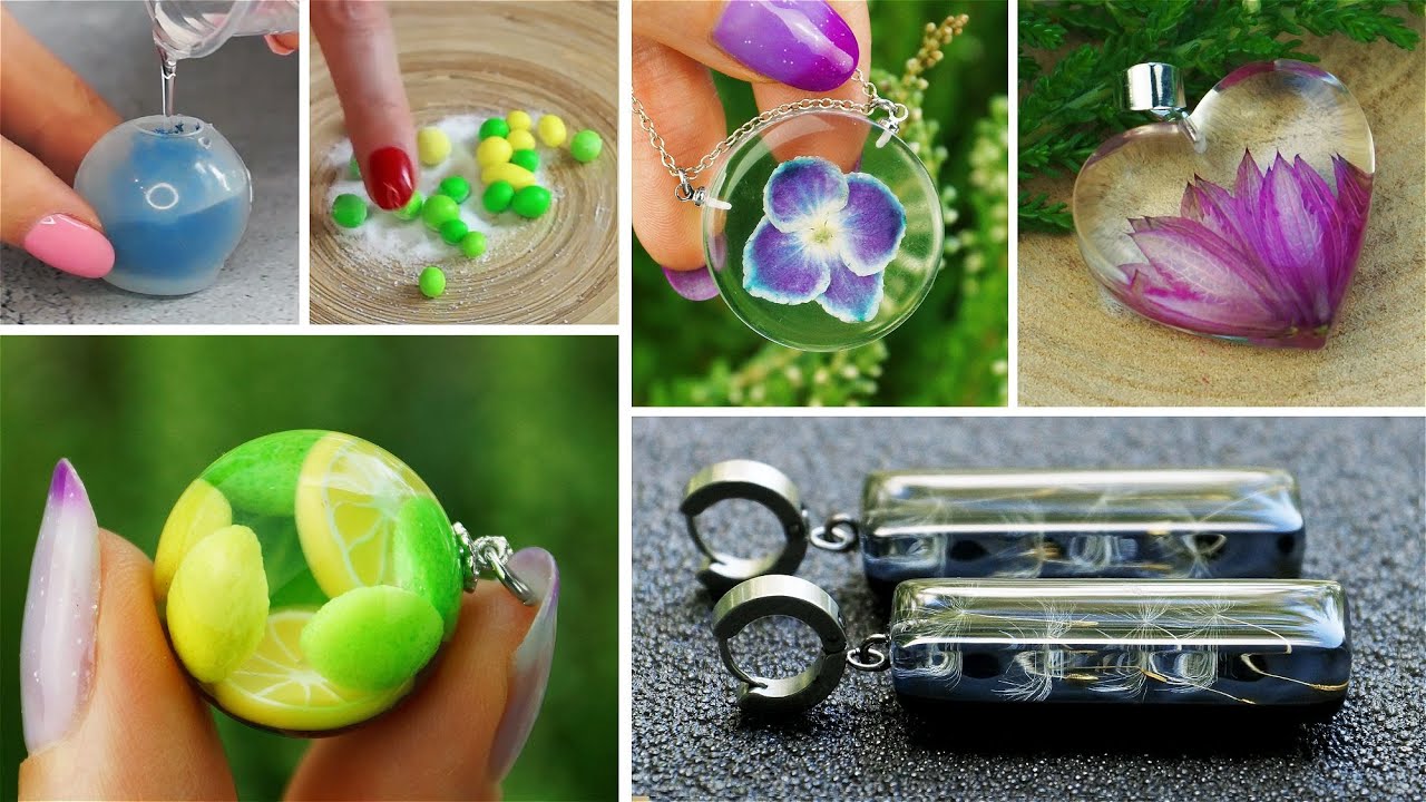 9 Resin Accessories FAIRY PENDANTS MADE OUT OF AN EPOXY RESIN YouTube