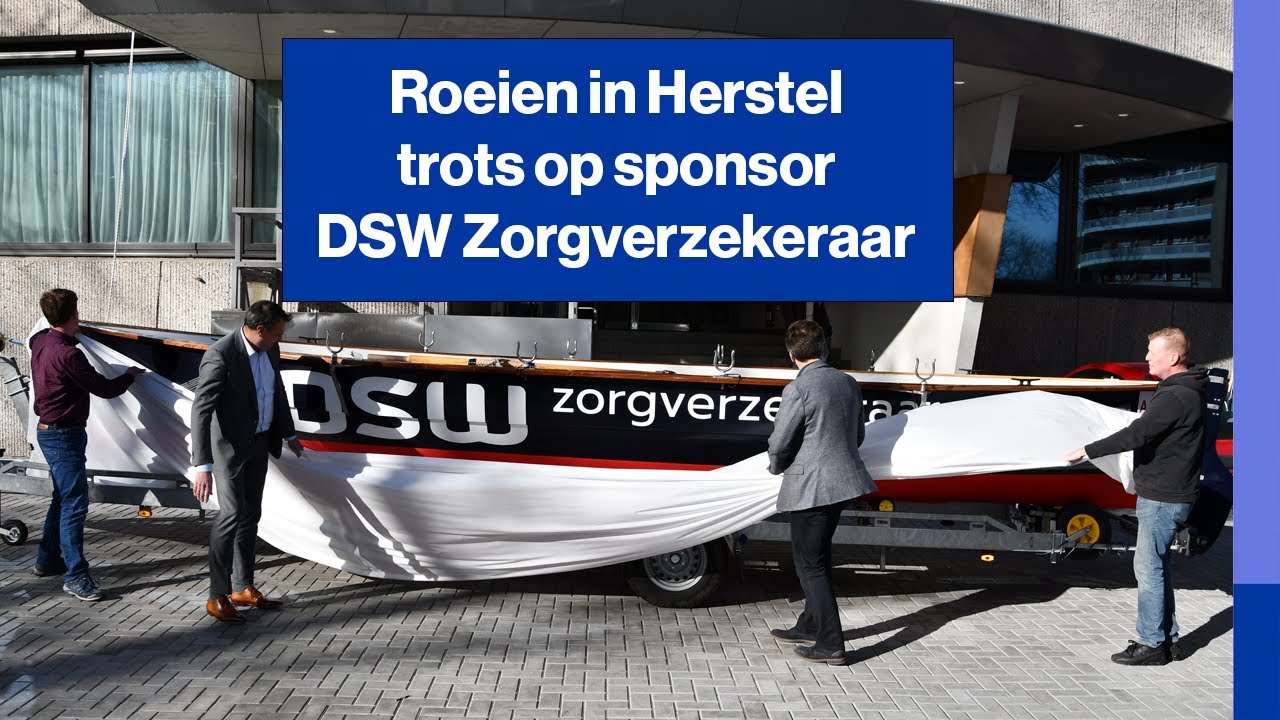Roeien in Herstel trots op sponsor DSW Zorgverzekeraar - YouTube