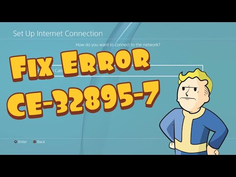 How To Fix PS4 Error CE-32895-7