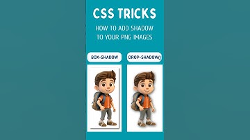 CSS Tricks: How to Add Shadow to Your PNG Images for a Professional Look #Shorts