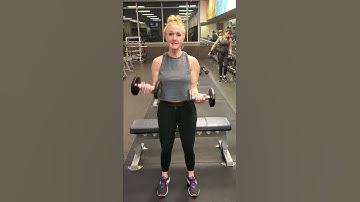 Bicep curl with half hold