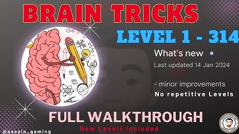 Brain Tricks : Brain Games previous version || All Level 1-314 [No Commentary] [New Levels]