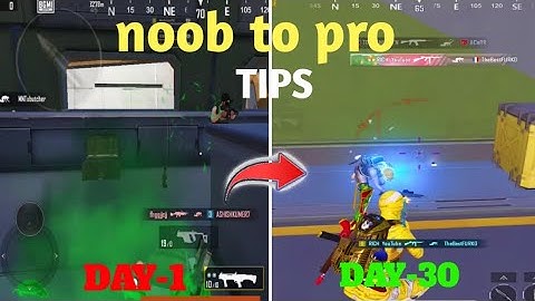 TOP TIPS THAT WILL MAKE YOU NOOB TO PRO IN BGMI/PUBG MOBILE TIPS & TRICKS (PART-1)