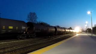 NS Train Race at Elkhart Indiana, Manifest VS Intermodal!