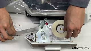 How To Change The Label Roll Easy Weigh Ls-100