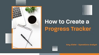 How to Create a Progress Tracker