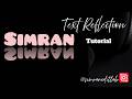InShot App Tutorial: Easy Text Reflection Effect on Mobile ..#tutorial #inshotediting #editingtips