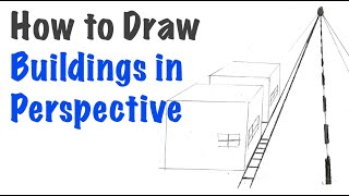 Drawing Buildings in Perspective | easy tutorial