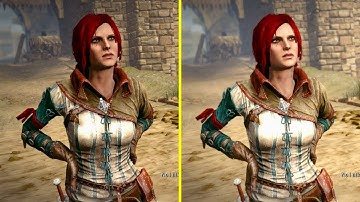 The Witcher 2 Xbox One X Enhanced Graphics vs Performance Mode Comprison