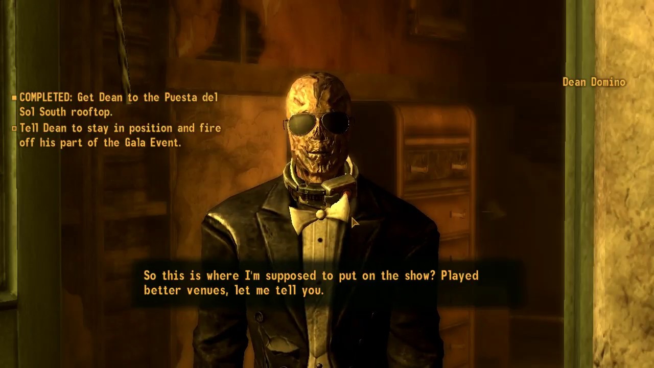 Fallout New Vegas Dead Money Dlc Escort Dean Domino Mission Youtube