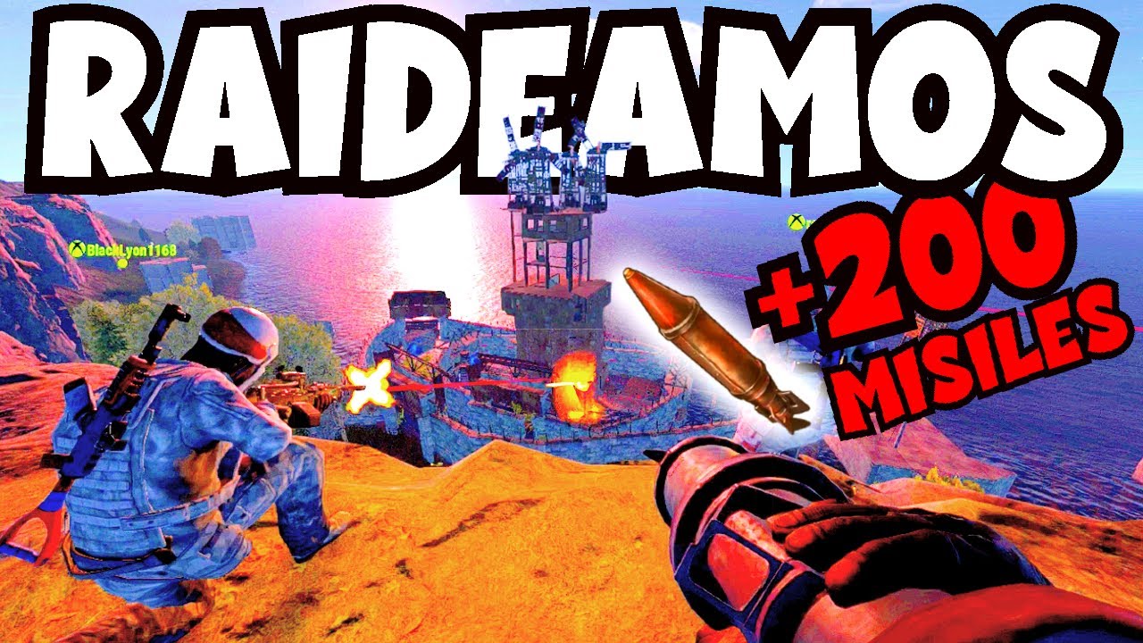 Misiles Rust RAIDEAMOS CON +200 MISILES A UNA VILLA ONLINE! Rust Console - YouTube