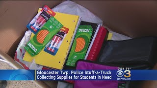 Gloucester Township Police Stuff-A-Truck With Supplies For Students In Need