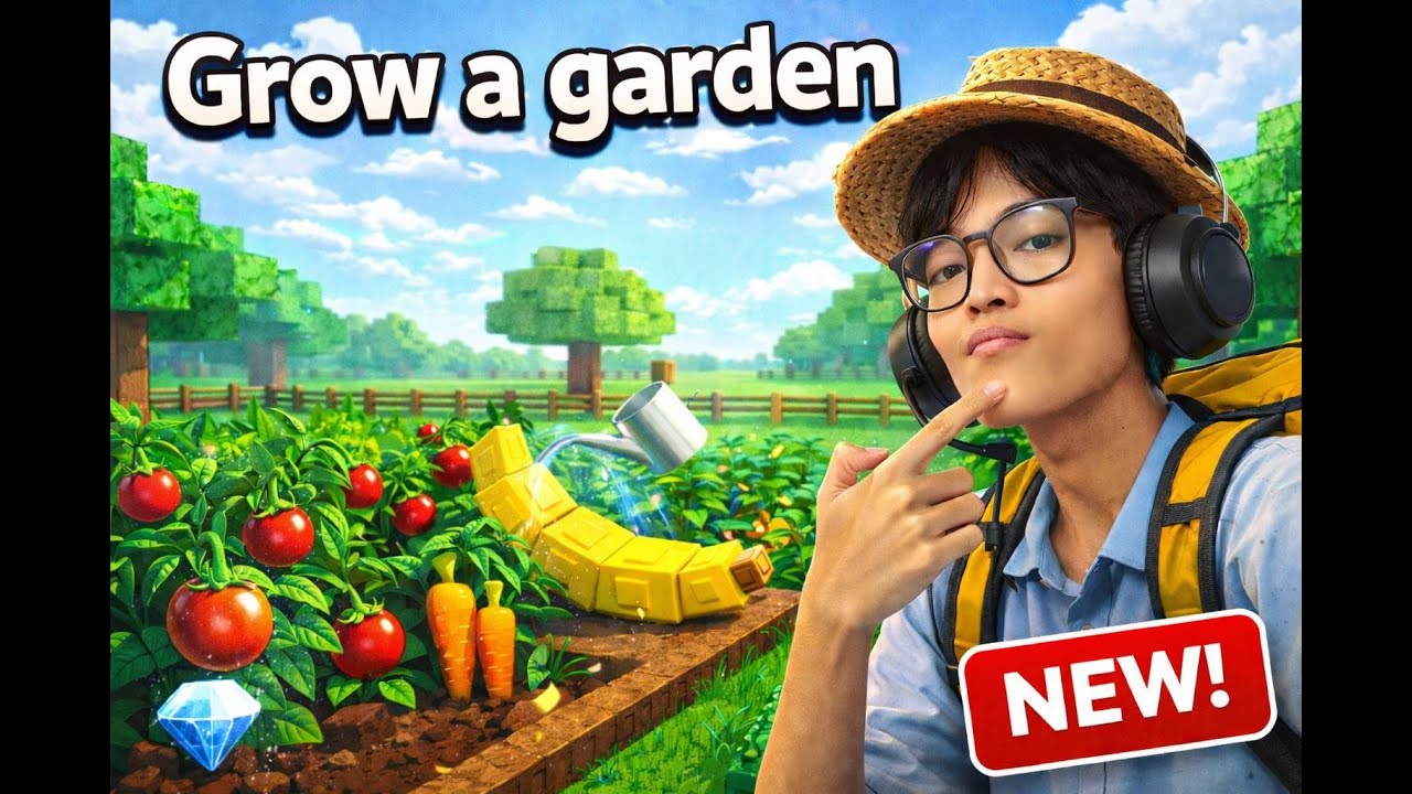 Grow a garden အလည်ခဏသွားမယ် ...