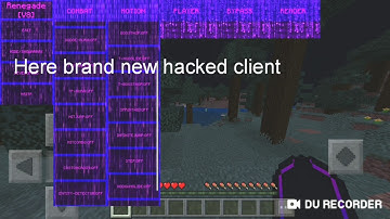 MCPE Renegade V8 New Hacked Client ¡! Link At 16 subs ¡!