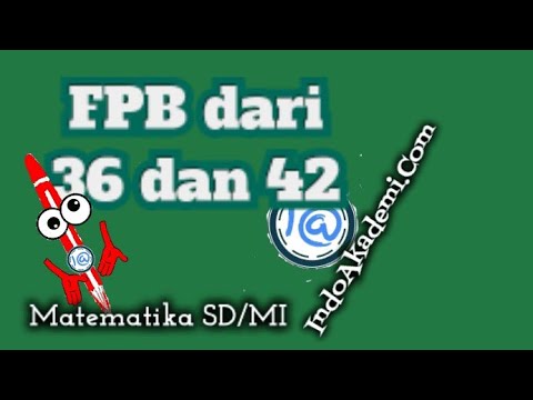 Tentukan Fpb Dari 36 Dan 42 Menentukan Fpb Dari 36 Dan 42 Menggunakan Pohon Faktor Youtube