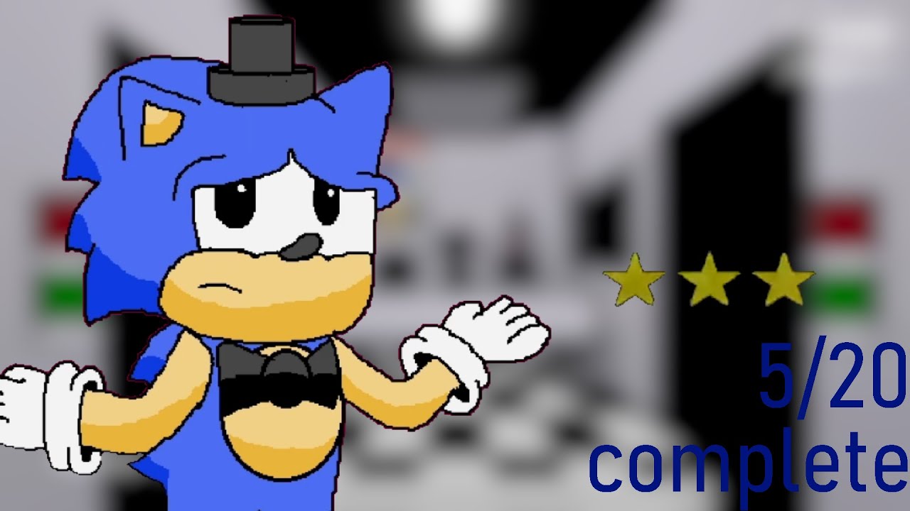 Toasty Five Nights at Sonic's (5/20 mode) Complete!