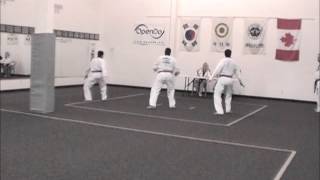 Taekwondo 1st Dan Black Belt Test Part 1 Techniques