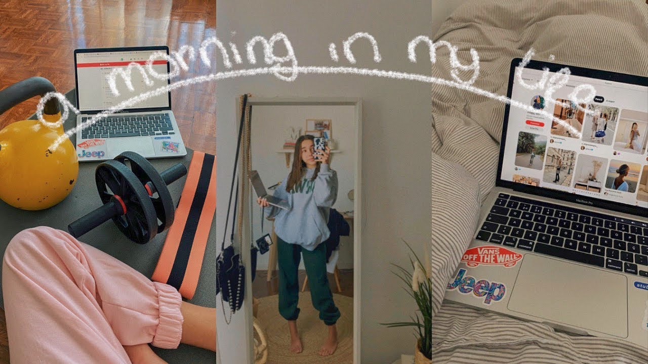 uma manhã *produtiva e saudável* na minha vida