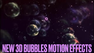 Celebrity New 3D Bubbles Motion Effects Background(No Copyright Cinematic Bubbles graphical animation footage) Profile