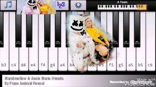 Marshmello feat Anne Marie Friends Easy Piano Android Cover Perfect Piano screenshot 2