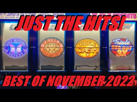 JACKPOT! HANDPAY! BIG WINS! JUST THE HITS! BEST OF NOVEMBER 2022! OLD SCHOOL 3 REEL CASINO SLOTS!