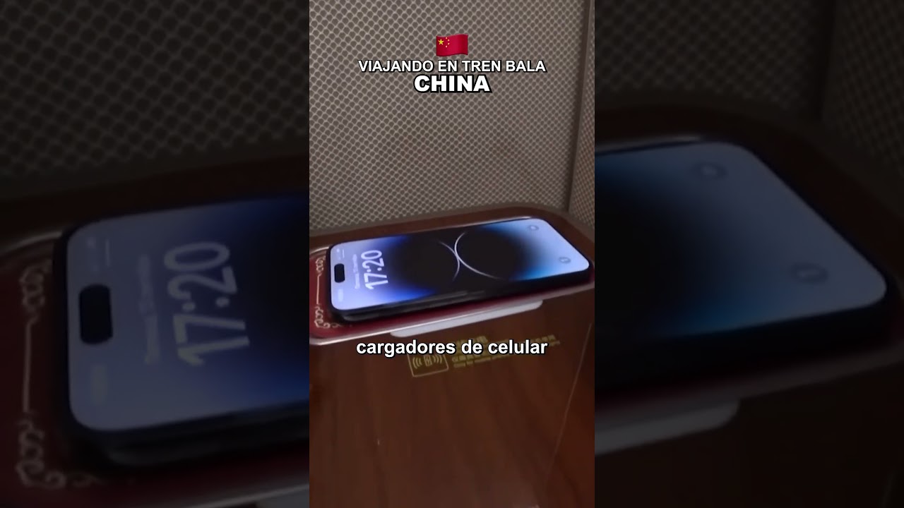 Viaje en primera clase del tren bala chino