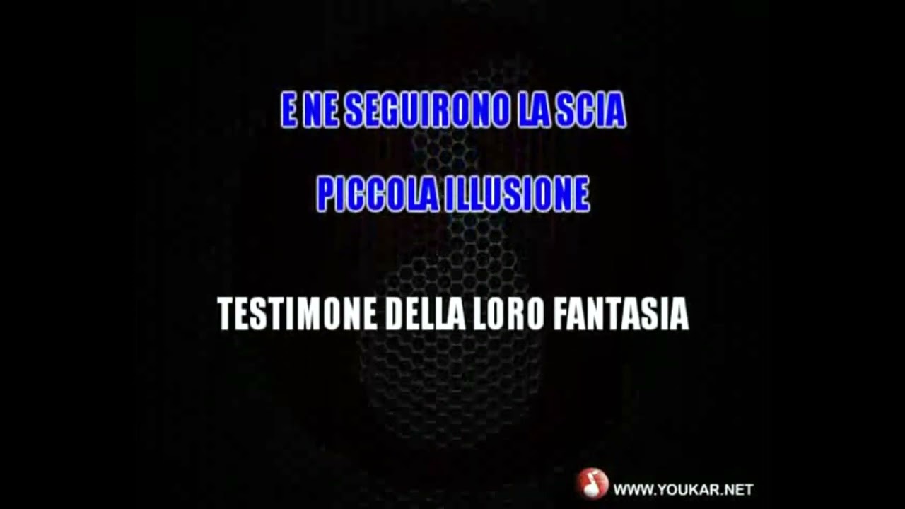 KARAOKE Enrico Ruggeri   Piccola illusione